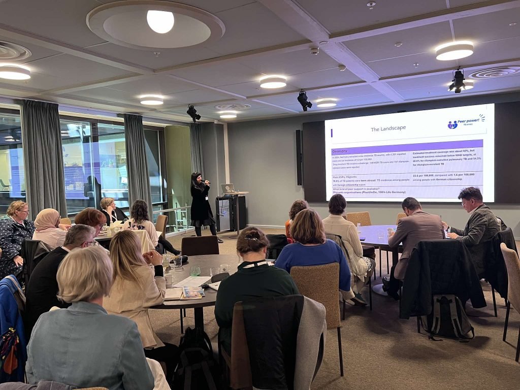 Members of the TB people network from various European countries actively participated in the 2-day Peer-Led TB Support Workshop, held on May 19–20, 2026, in Oslo, Norway.