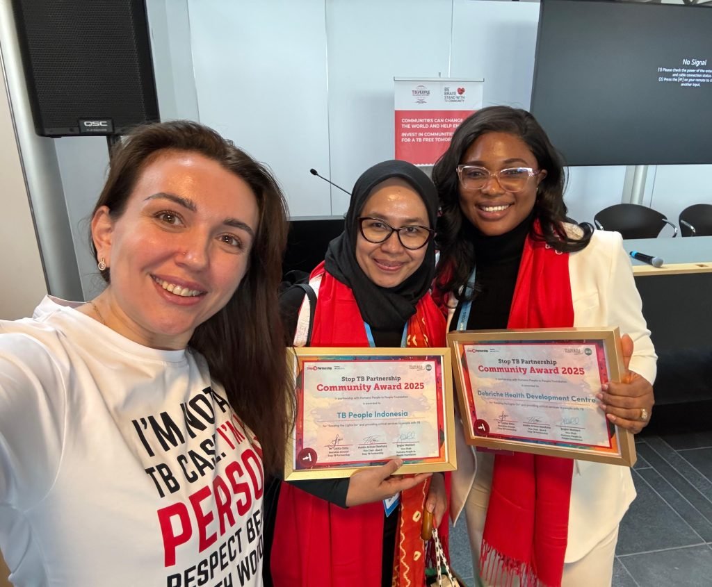 TB People Indonesia и Debriche Health Development Centre стали лауреатами премии «2025 Community Award» от Stop TB Partnership
